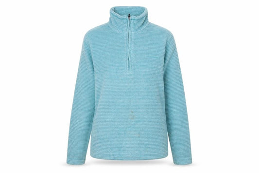 Front view of Craghoppers Women's Blue Full Zip Sweatshirt, size 10
