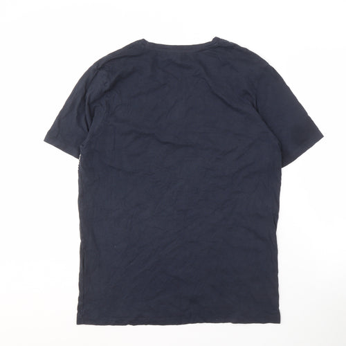 Jack & Jones Men's Blue XL Striped T-Shirt