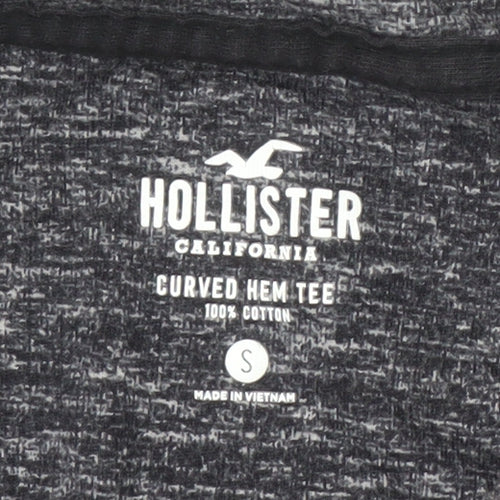 Hollister Men's Black Long Sleeve Crew Neck Tee