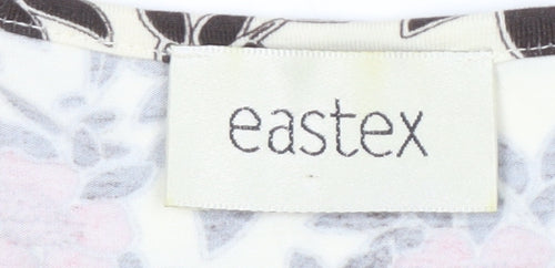 Eastex Women's Multicoloured Floral T-Shirt, Size 16