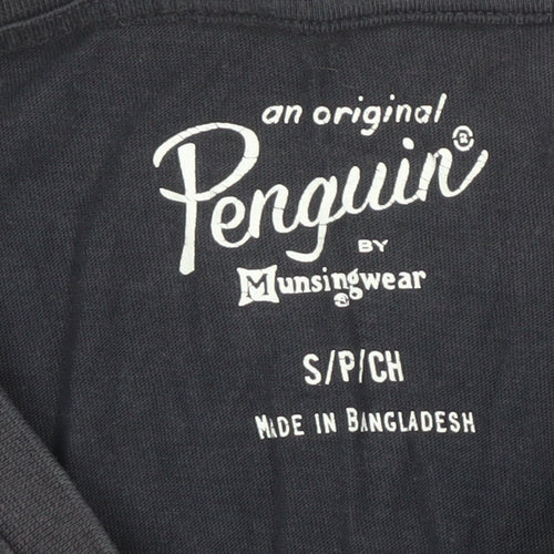Original Penguin Men's Black Graphic Print T-Shirt S