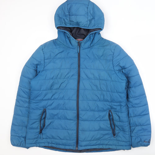 Peter Storm Women's Blue Puffer Jacket Size 18