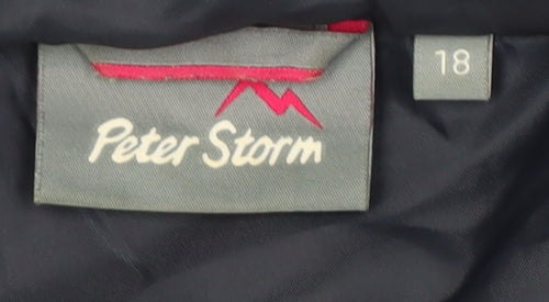 Peter Storm Women's Blue Puffer Jacket Size 18