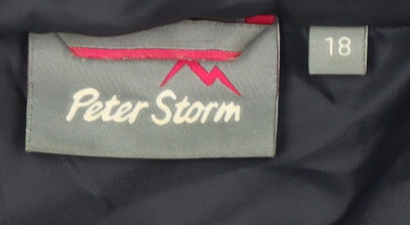Peter Storm Women's Blue Puffer Jacket Size 18