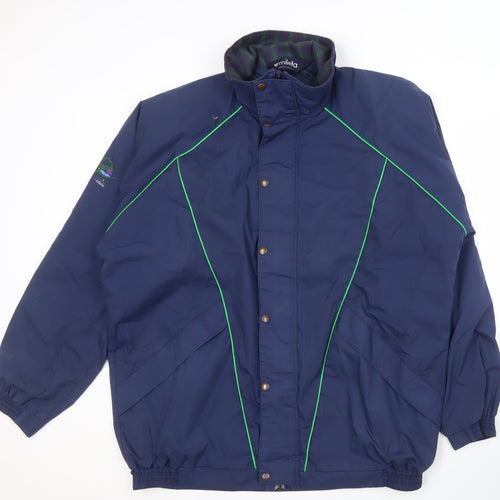 Mileta Men's Blue Jacket, XL, Breathable, Zip Closure
