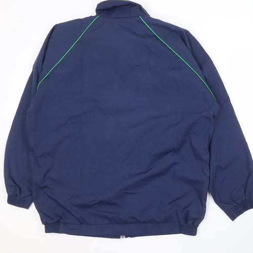 Mileta Men's Blue Jacket, XL, Breathable, Zip Closure