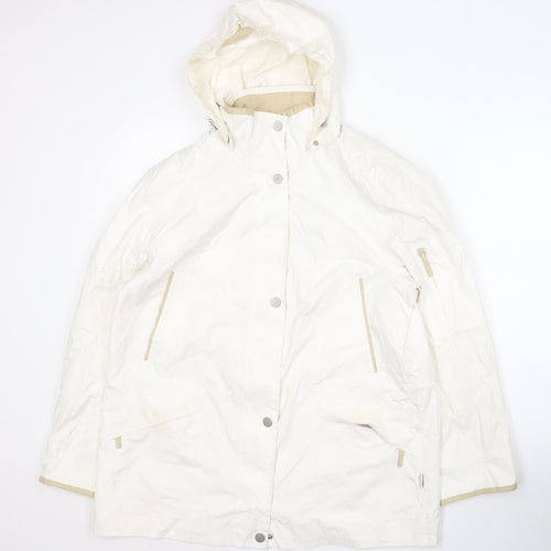 Aquatex by Rowlands White Women's Parka Coat Size 16