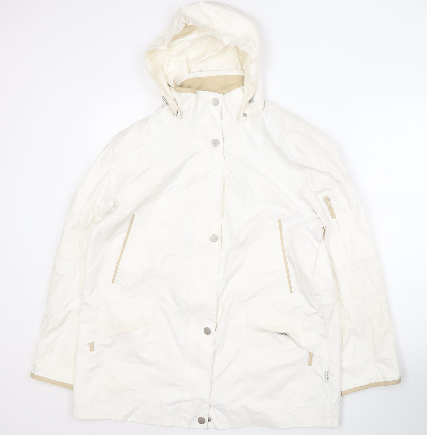 Aquatex by Rowlands White Women's Parka Coat Size 16