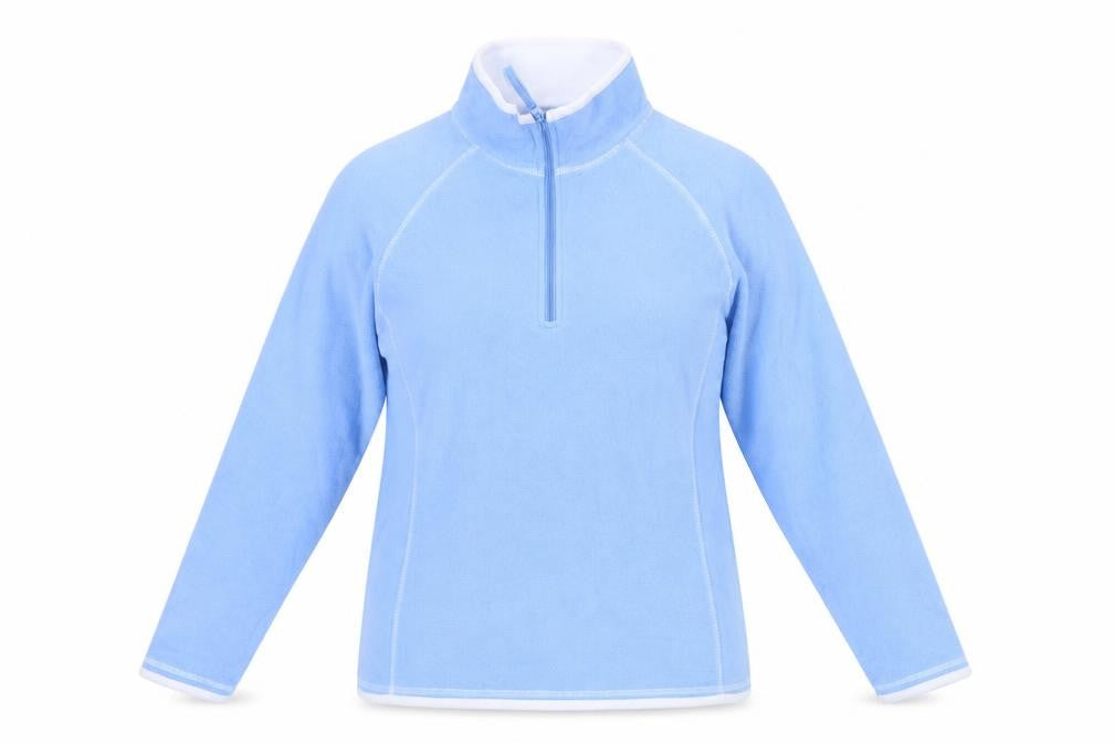 Mountain Warehouse Women Blue 1/4 Zip Sweatshirt UK 14