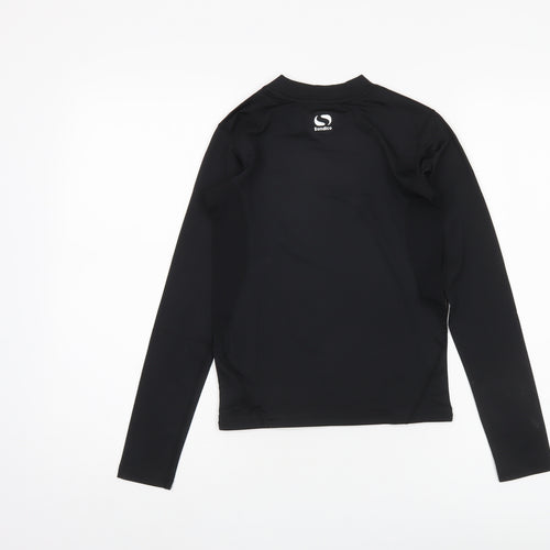 Sondico Boys' Black Long Sleeve Sports T-Shirt 11-12Y