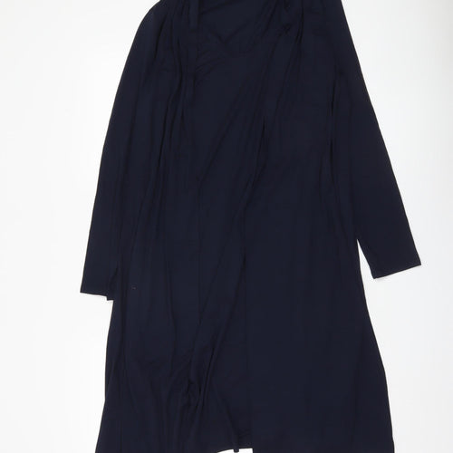 Masai Women's Black V-Neck Long Sleeve Dress