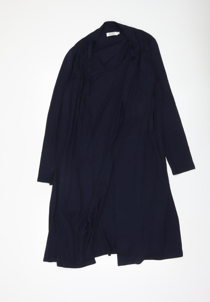 Masai Women's Black V-Neck Long Sleeve Dress