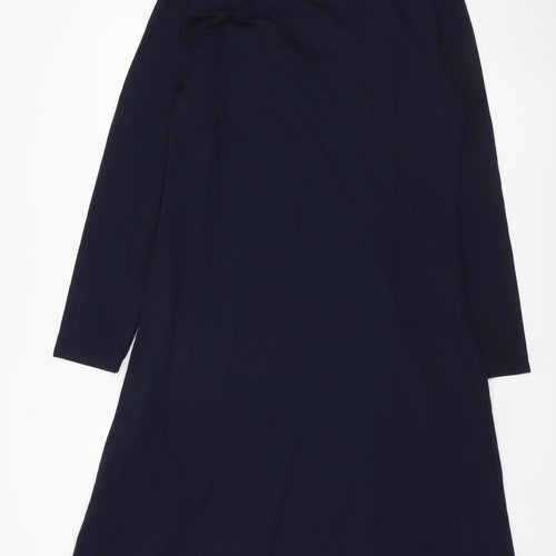 Masai Women's Black V-Neck Long Sleeve Dress