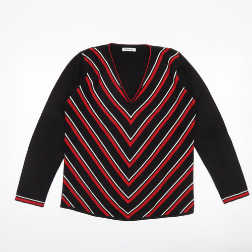 Berketex Women's Black Pullover Jumper Size 10-12