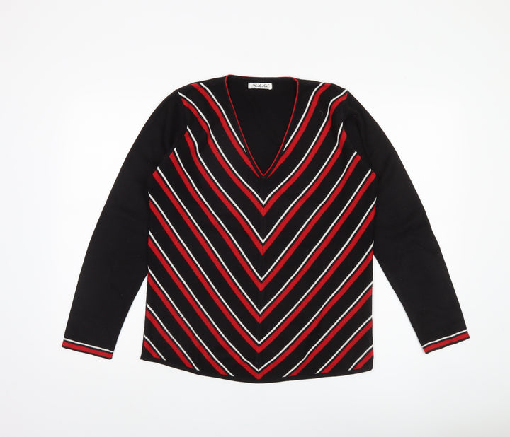 Berketex Women's Black Pullover Jumper Size 10-12