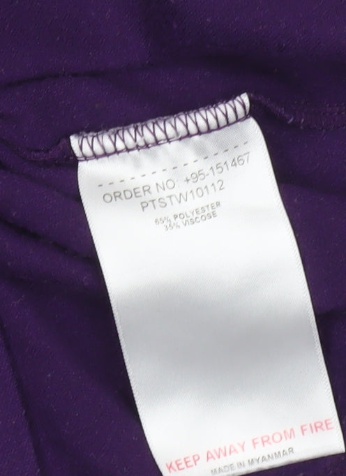 Peter Storm Unisex Purple T-Shirt Size 16