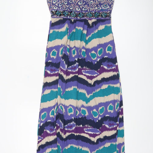 EAST Women's Multicoloured Size 8 Sleeveless Dress