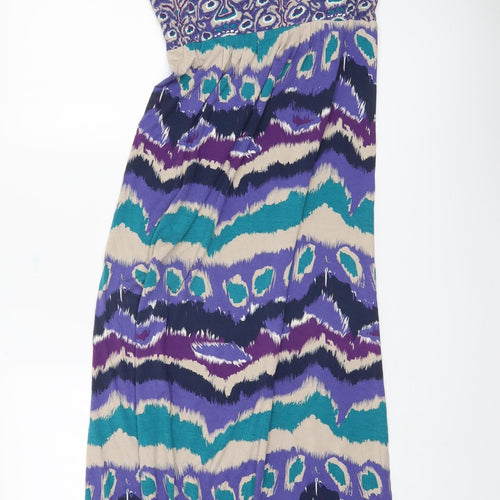 EAST Women's Multicoloured Size 8 Sleeveless Dress