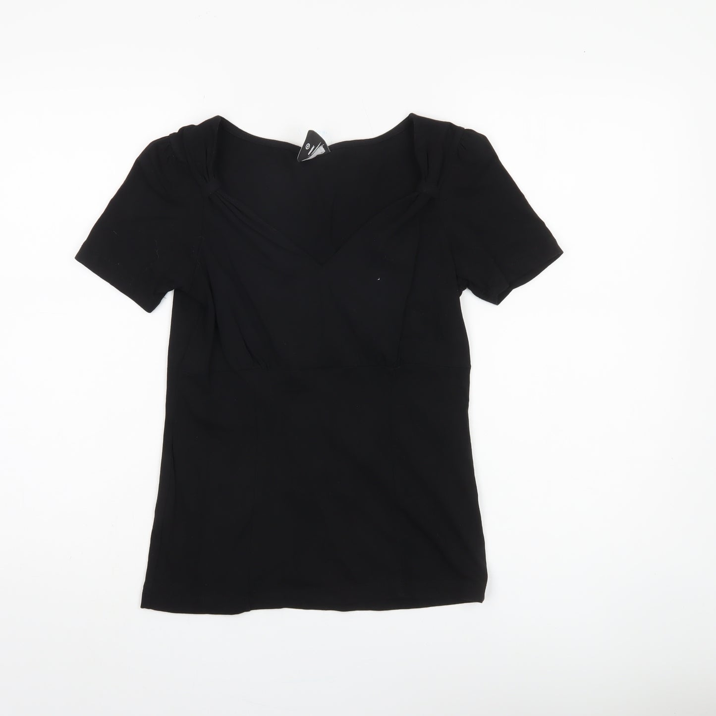 Next Petite Black V-Neck Women’s T-Shirt S
