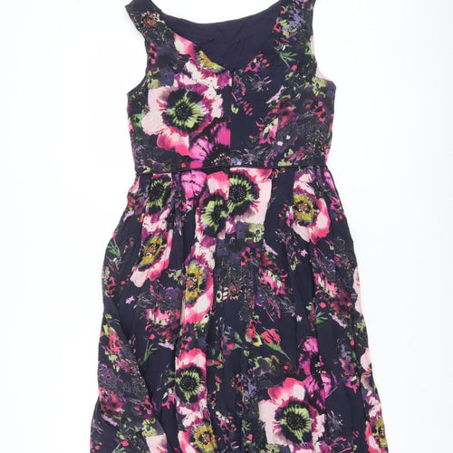 Monsoon Women's Multicoloured Floral Dress UK 10