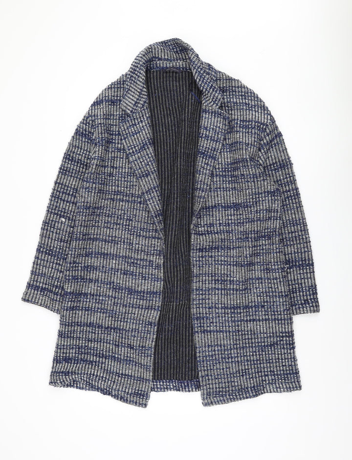 Marks and Spencer Women's Blue Open Front Cardigan Size 14