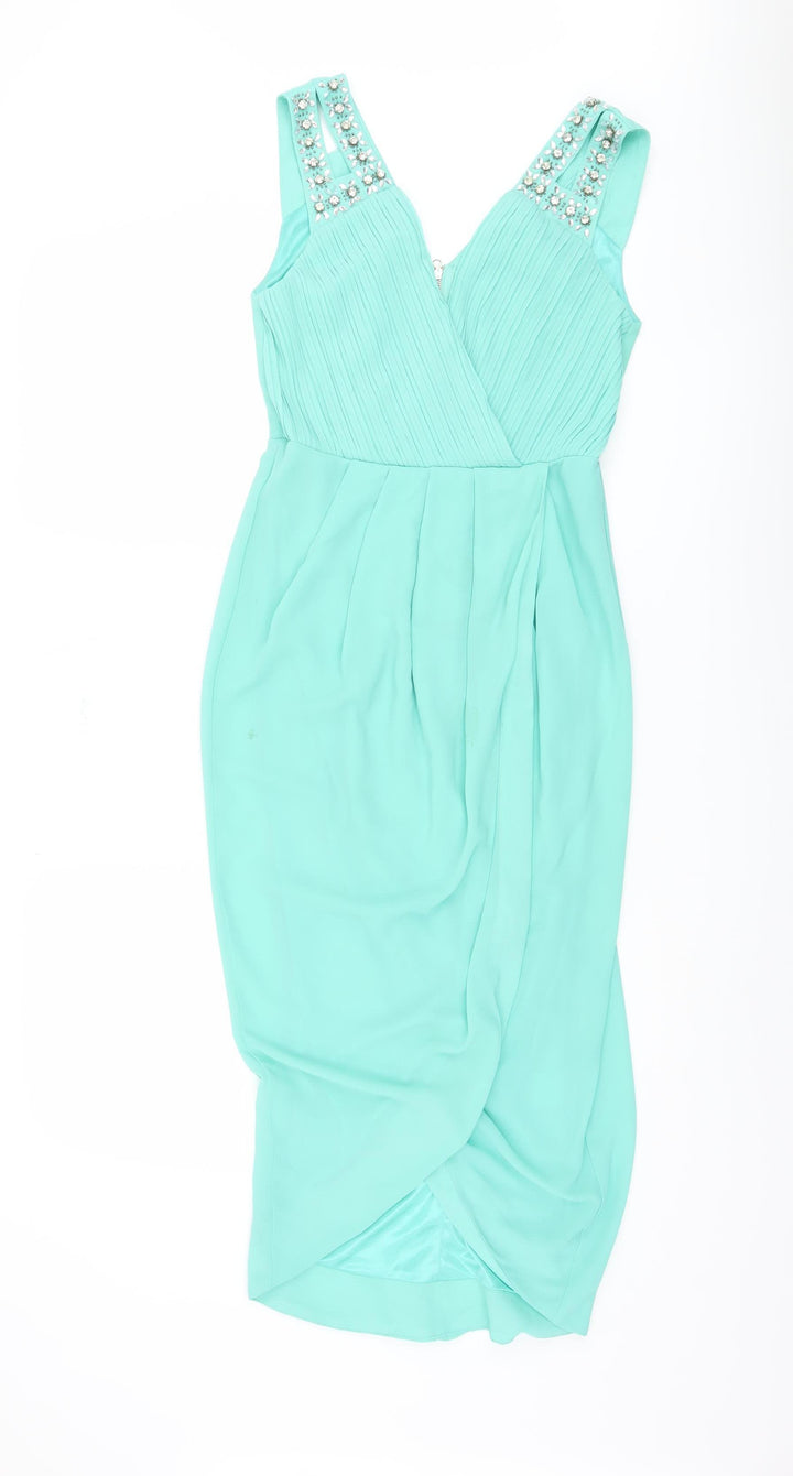 TFNC London Women's Green Bodycon Dress Size 10