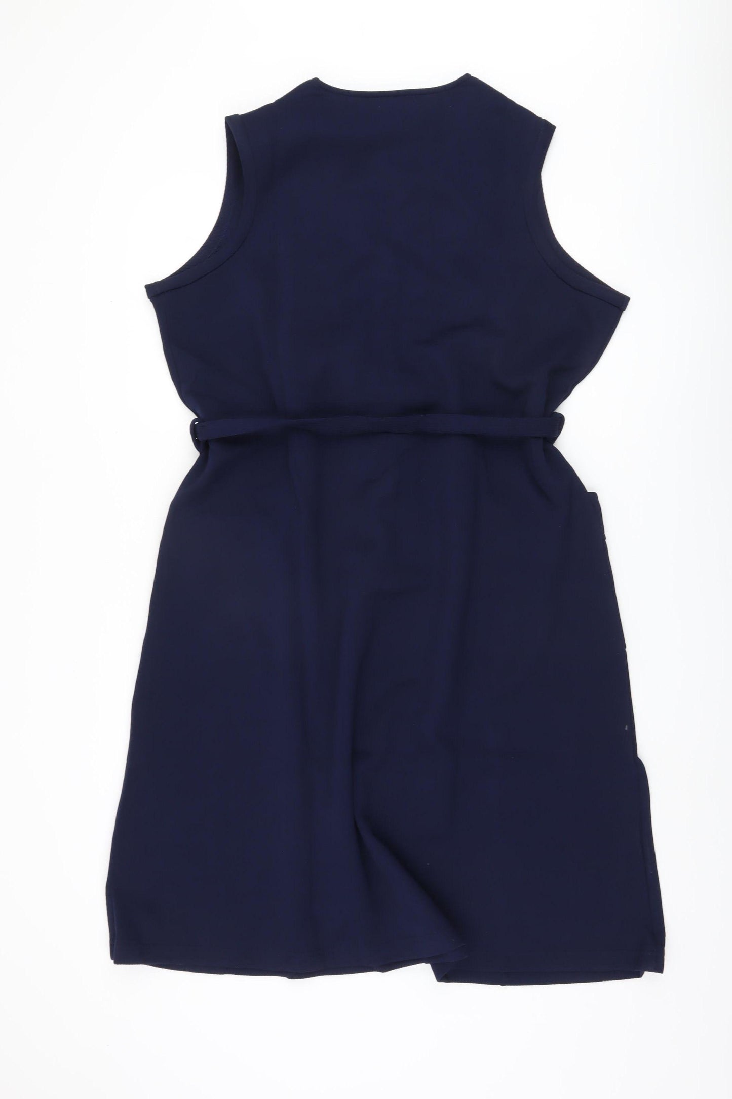 Damart Women's Blue Sleeveless Knit Dress Size 22
