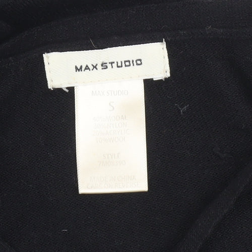 Max Studio Women's Black Jumper, Size S, Long Sleeve