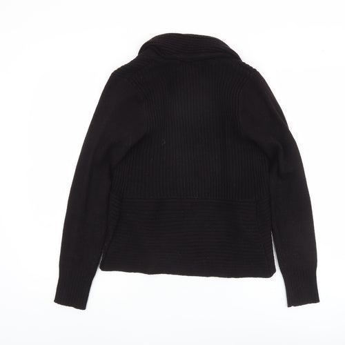 H&M Women’s Black Cardigan XS Cowl Neck Knit