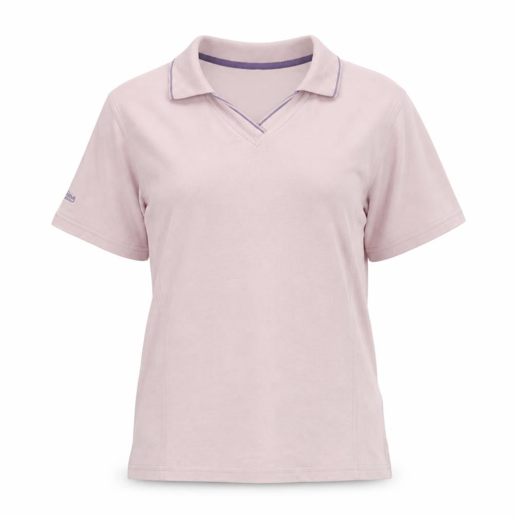 Front view of TOG24 Women's Pink Polo Shirt -, size S
