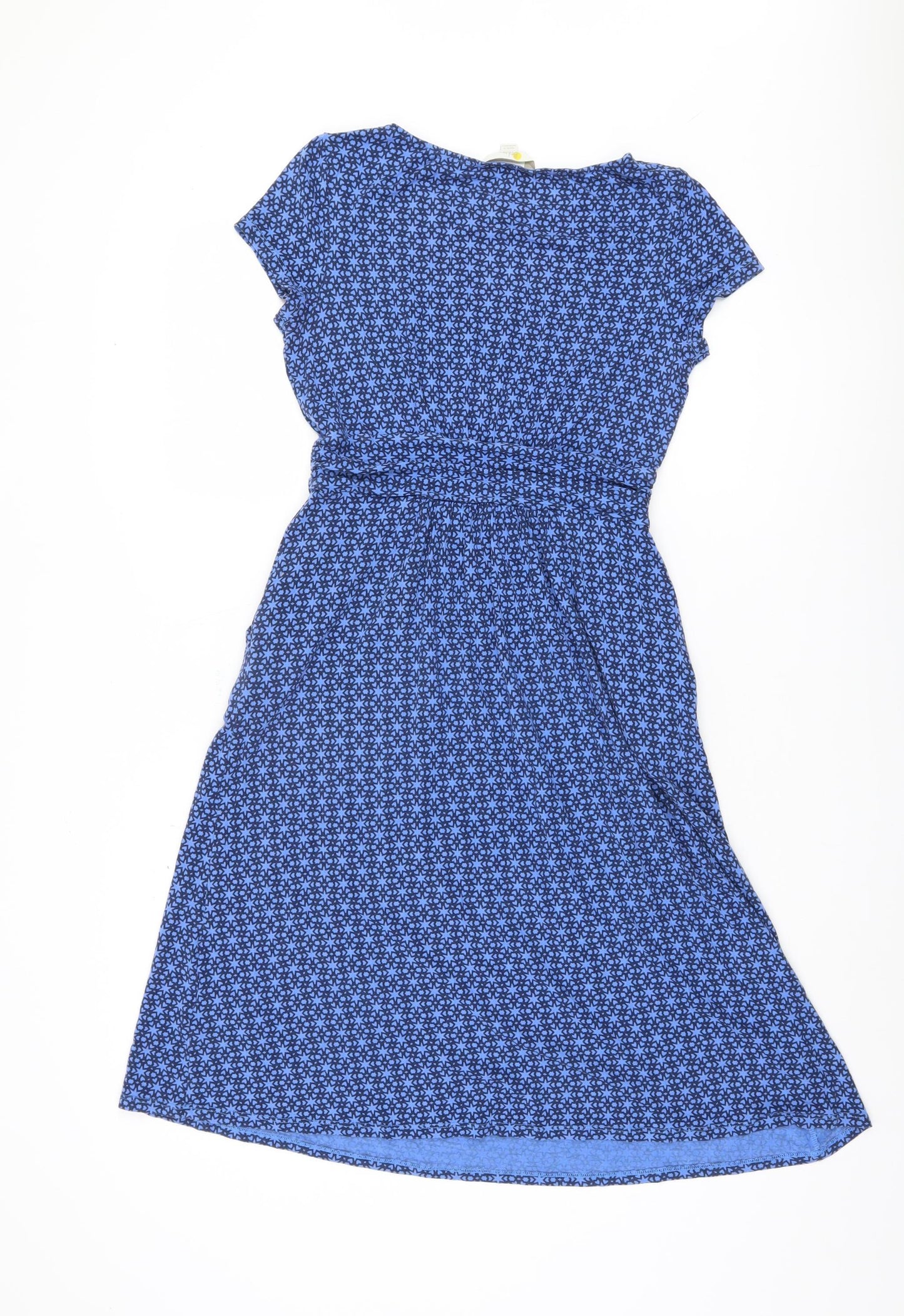 Boden Women's Blue A-Line Midi Dress - Size 8