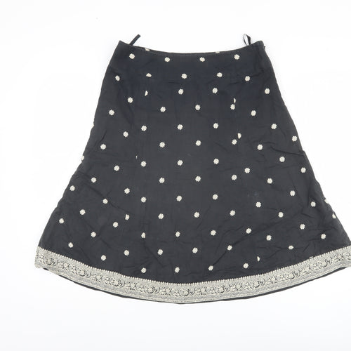 GAP Women's Black A-Line Knee Length Skirt, Size 6