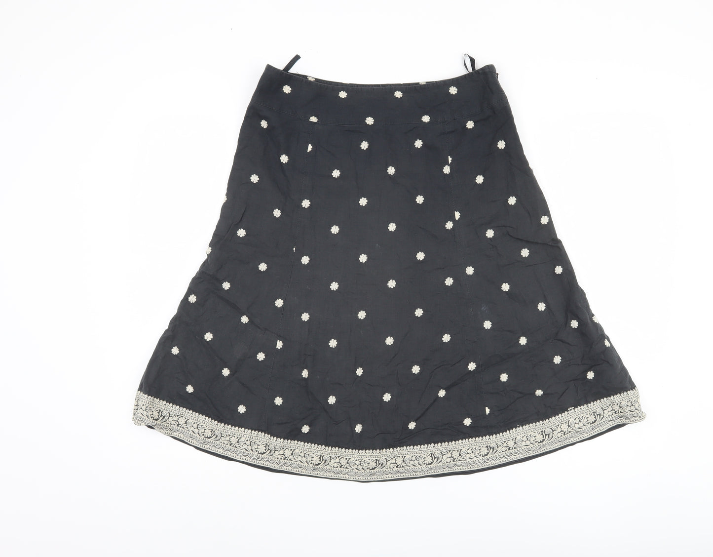 GAP Women's Black A-Line Knee Length Skirt, Size 6