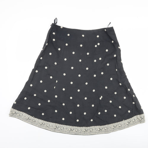 GAP Women's Black A-Line Knee Length Skirt, Size 6