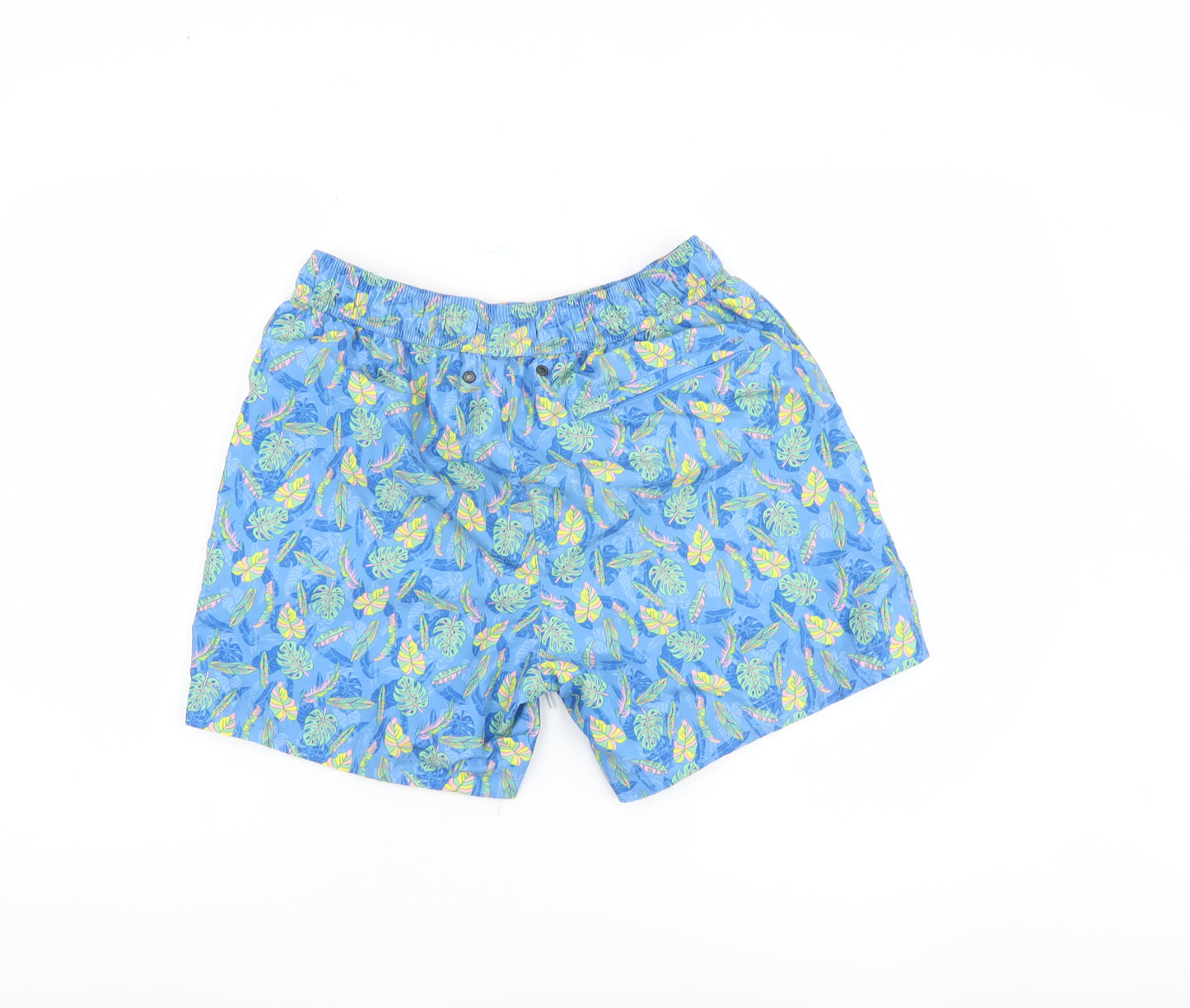 Jack Wills Men's Blue Floral Swim Shorts Size S