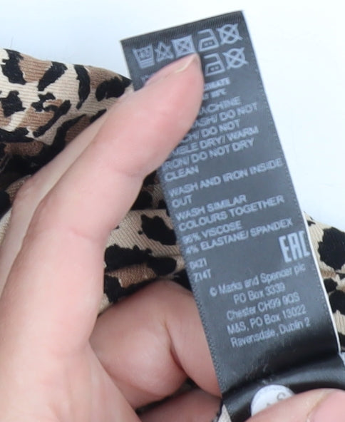Marks and Spencer Women’s Leopard Print Dress Size 18