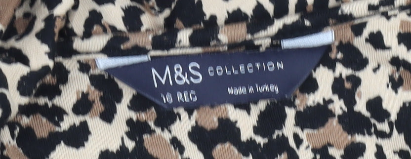 Marks and Spencer Women’s Leopard Print Dress Size 18