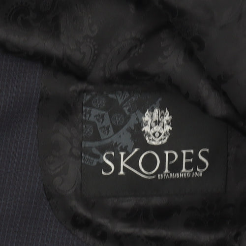 Skopes Men's Blue Blazer - Size 46, Classic Fit