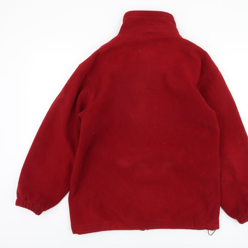 Wynnster Women's Red Fleece Jacket Size 10 Casual