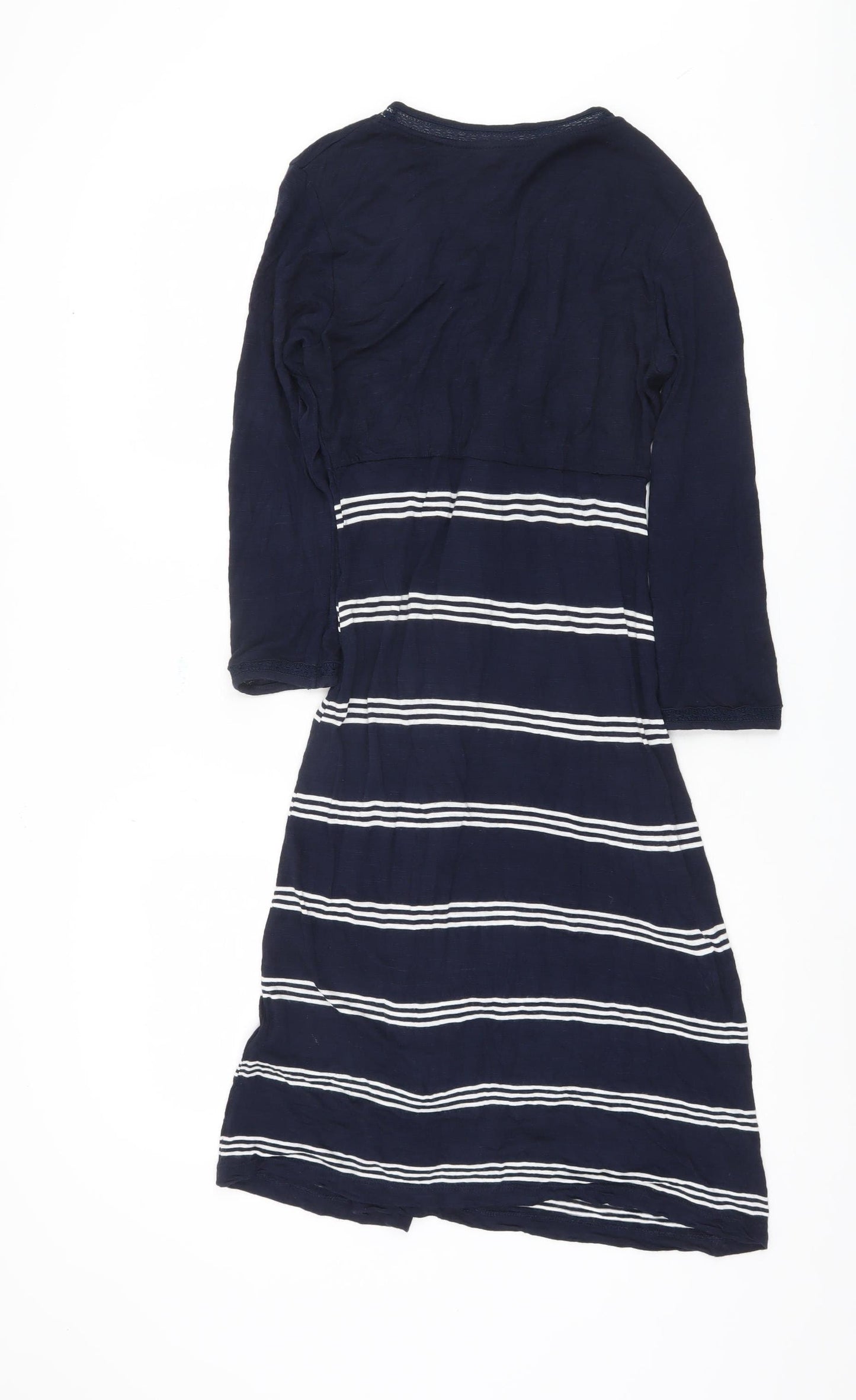 Fat Face Women's Blue Striped Dress Size 12