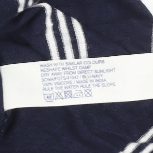 Fat Face Women's Blue Striped Dress Size 12