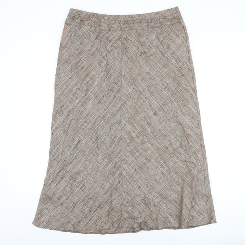 Marks and Spencer Women’s Brown Midi Skirt, Size 16