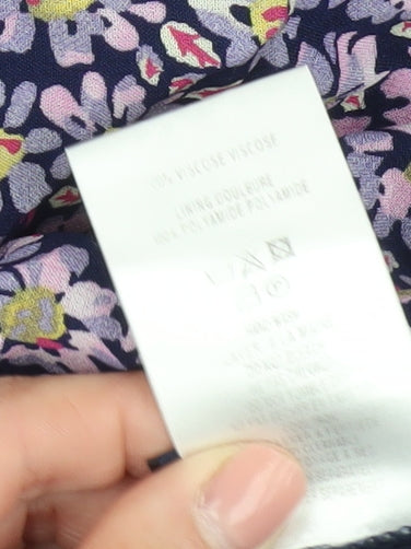 Alexon Women's Multicoloured Floral Lined Skirt Size 10