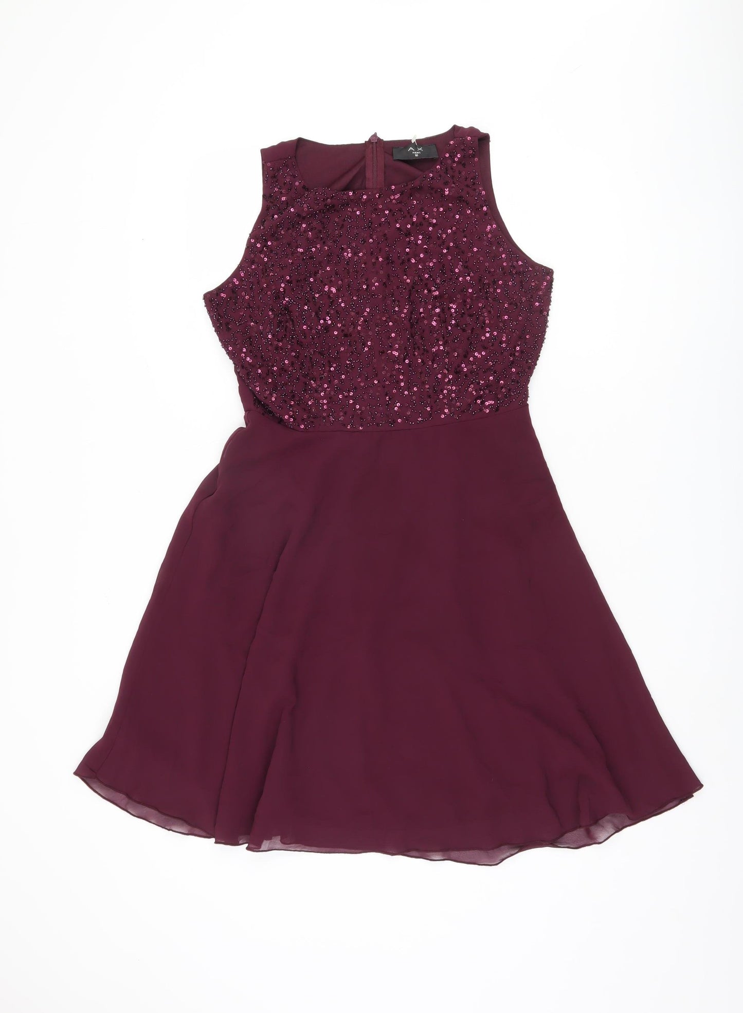 AX Paris Women’s Purple Sequin Dress, Size 10