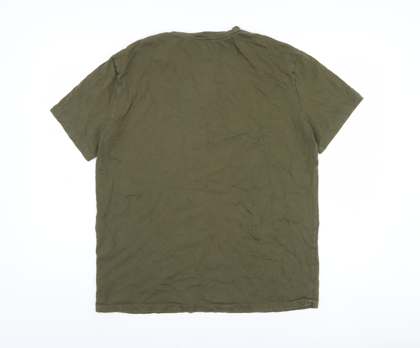 Polo Ralph Lauren Men's Green Crew Neck T-Shirt L