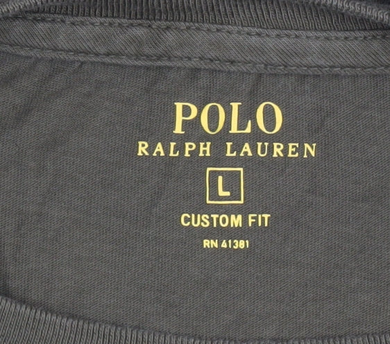Polo Ralph Lauren Men's Green Crew Neck T-Shirt L