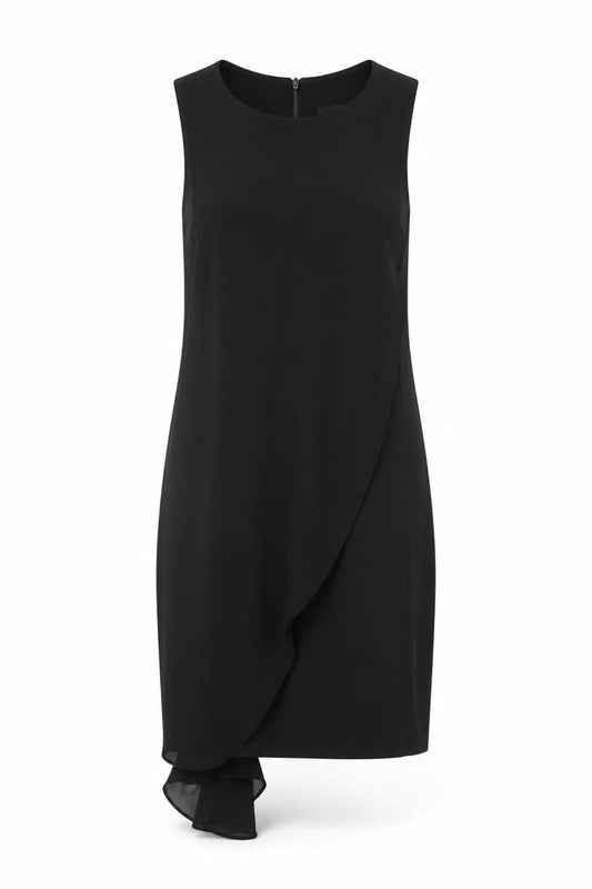 Front view of River Island Women's Black Shift Dress, size 6