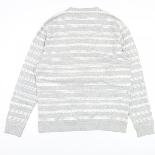 ONLY & SONS Grey XL Geometric Sweatshirt Men