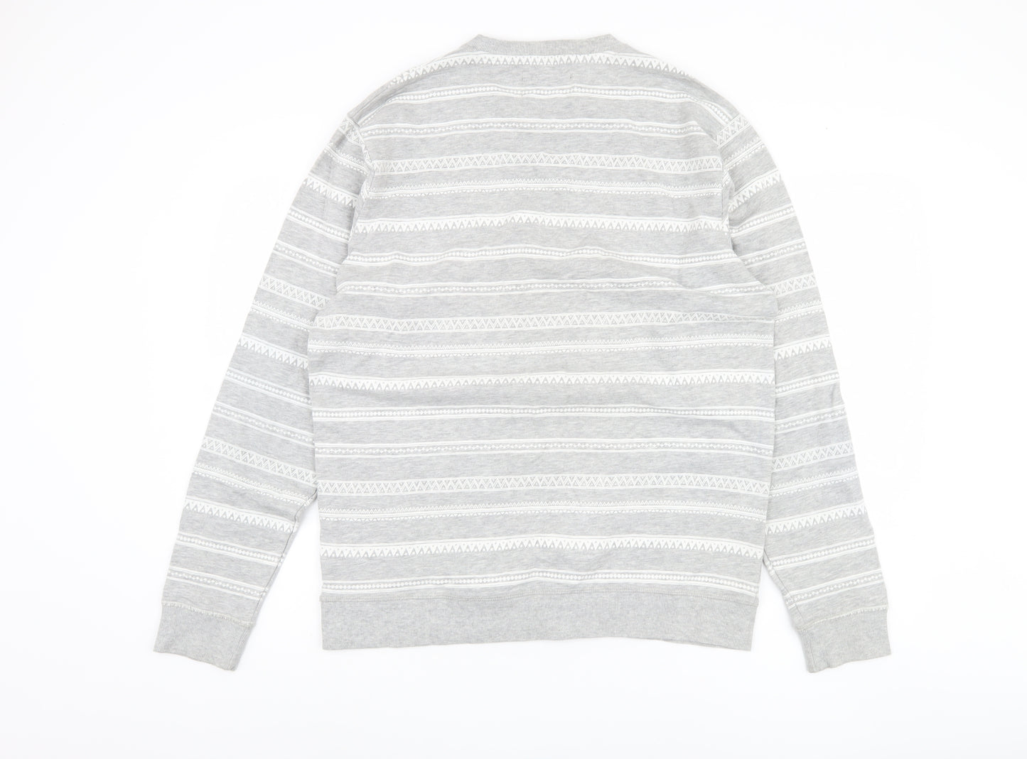 ONLY & SONS Grey XL Geometric Sweatshirt Men