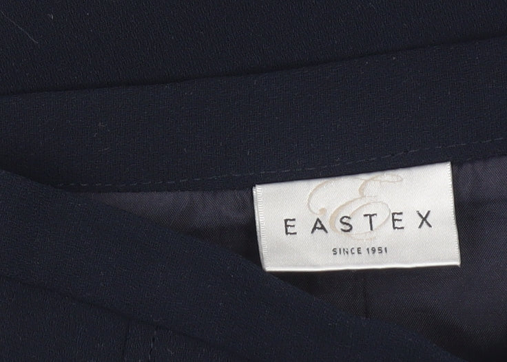 Eastex Women's Blue Polyester Skirt, Size 10